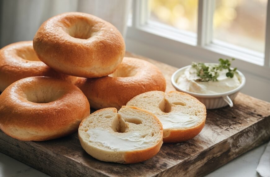 Homemade Greek Yogurt Bagels Recipe