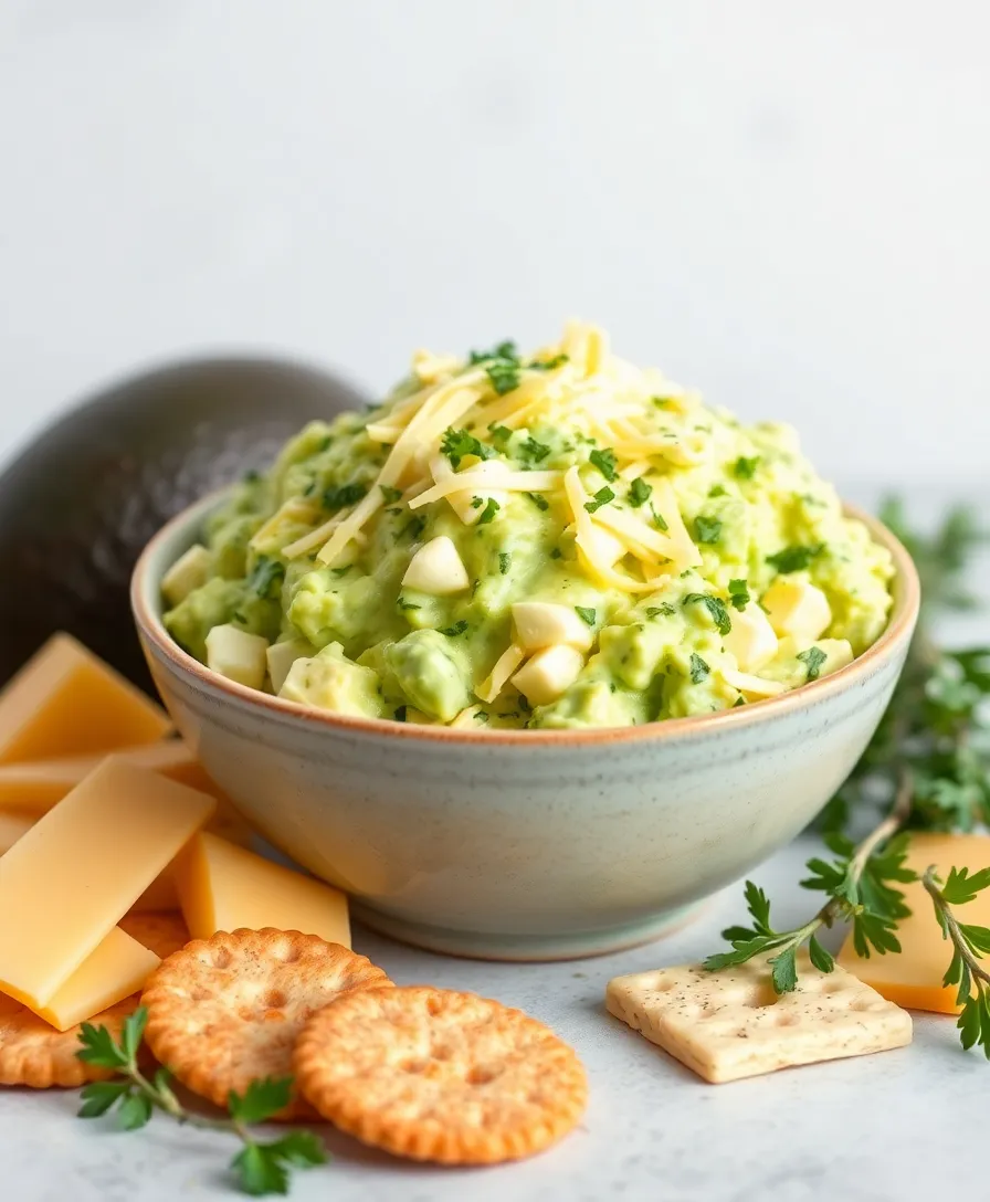 Avocado Egg Salad: The Ultimate Healthy Lunch You'll Crave Every Day! - Avocado Egg Salad with Cheese