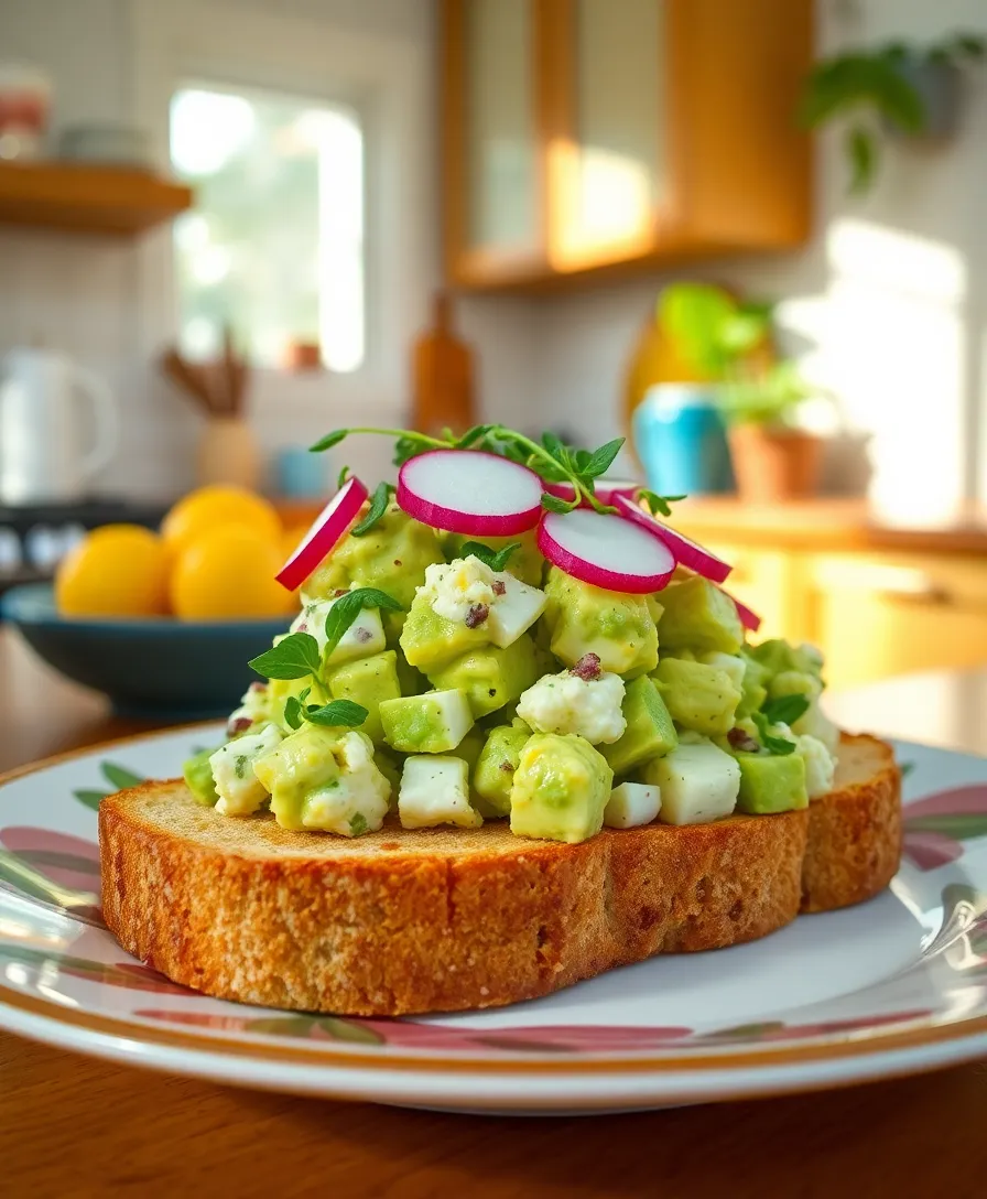 Avocado Egg Salad: The Ultimate Healthy Lunch You'll Crave Every Day! - Avocado Egg Salad on Toast