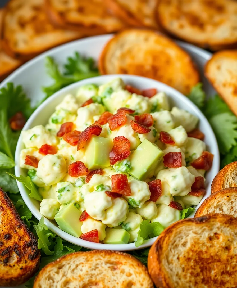 Avocado Egg Salad: The Ultimate Healthy Lunch You'll Crave Every Day! - Avocado Egg Salad with Bacon