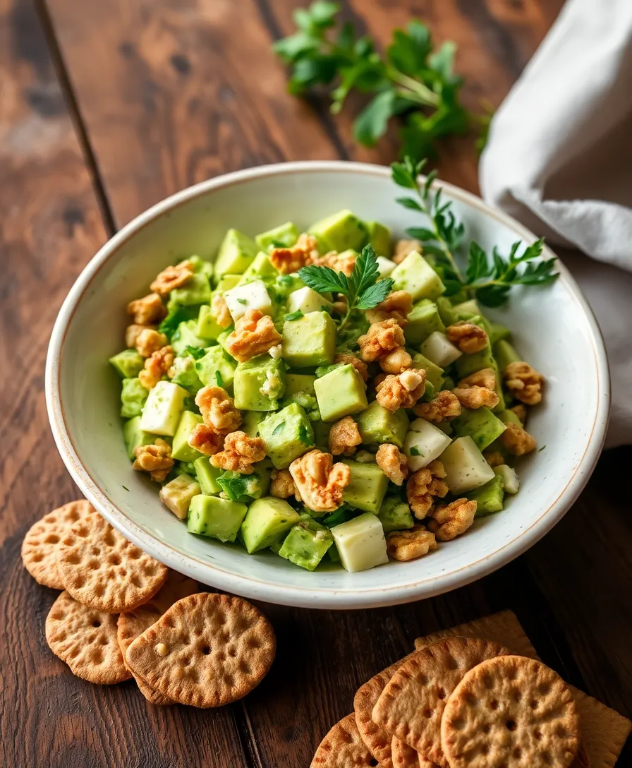 Avocado Egg Salad: The Ultimate Healthy Lunch You'll Crave Every Day! - Avocado Egg Salad with Nuts