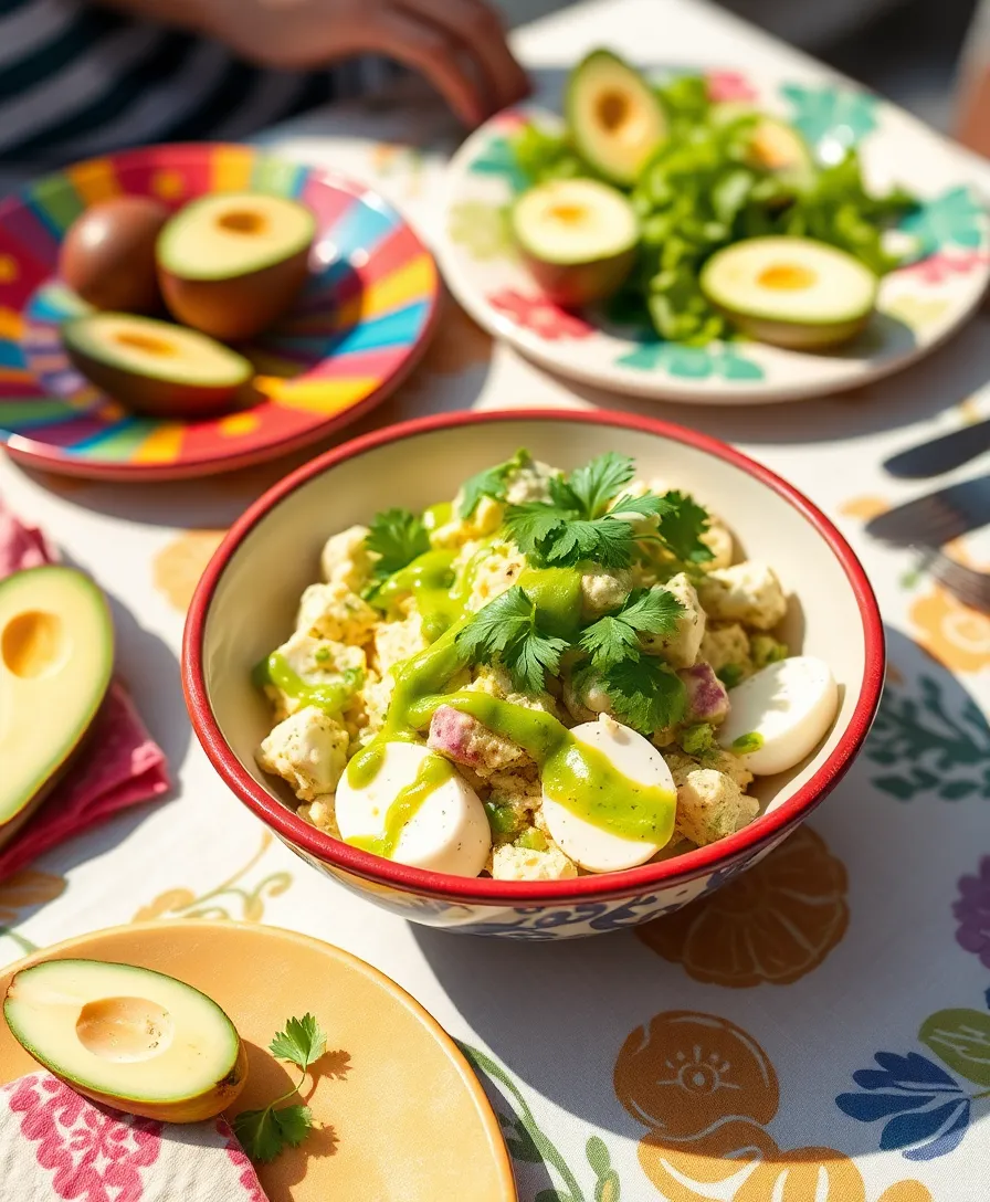 Avocado Egg Salad: The Ultimate Healthy Lunch You'll Crave Every Day! - Avocado Egg Salad with Cilantro Lime Dressing