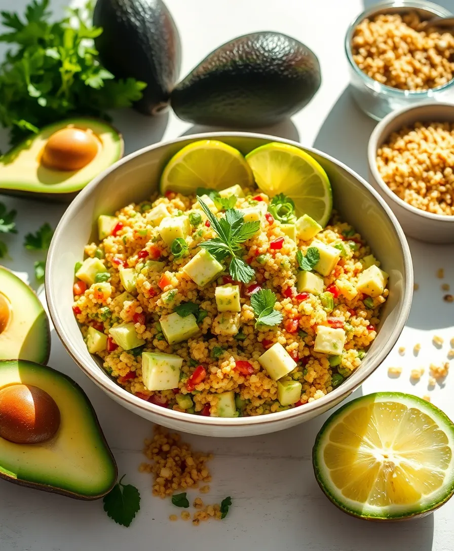 Avocado Egg Salad: The Ultimate Healthy Lunch You'll Crave Every Day! - Avocado Egg Salad with Quinoa