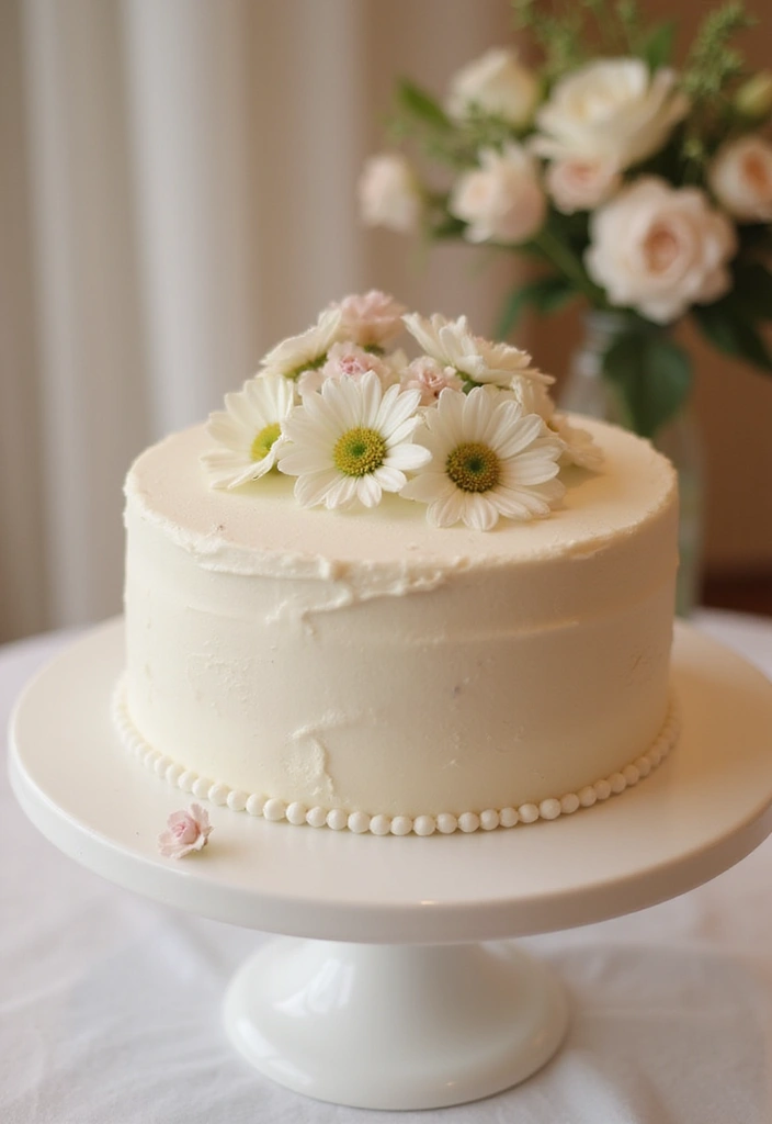 21 Minimalist Wedding Cakes That Will Steal Your Heart (You Won't Believe #12!) - 16. The Sweetheart Cake