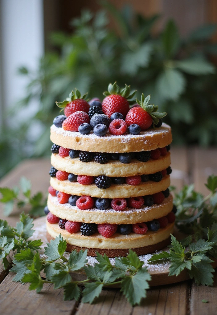21 Minimalist Wedding Cakes That Will Steal Your Heart (You Won't Believe #12!) - 5. The Naked Cake