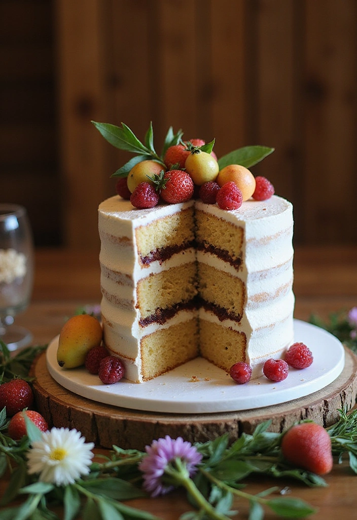 21 Minimalist Wedding Cakes That Will Steal Your Heart (You Won't Believe #12!) - 10. Rustic Charm