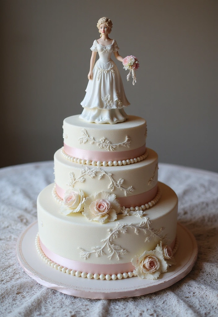 21 Wedding Cake Toppers That Will Steal the Show (You Won't Believe #7!) - 8. Vintage Cake Toppers