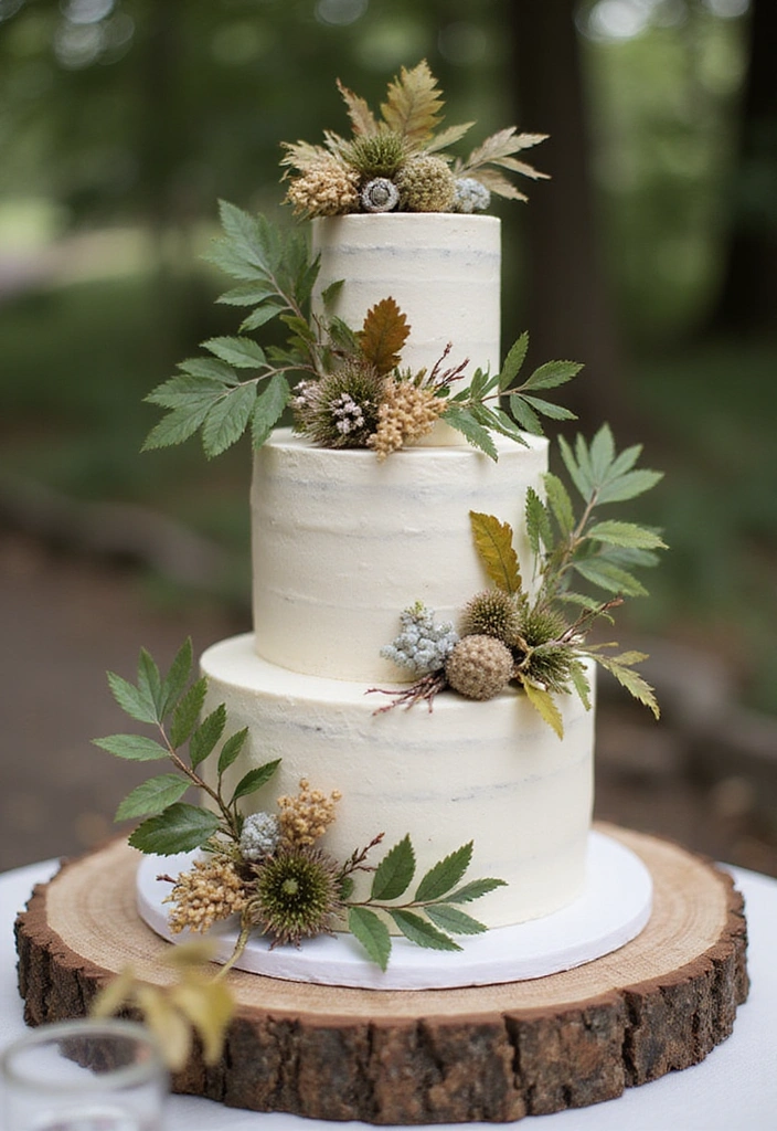 21 Wedding Cake Toppers That Will Steal the Show (You Won't Believe #7!) - 14. Nature-Inspired Toppers