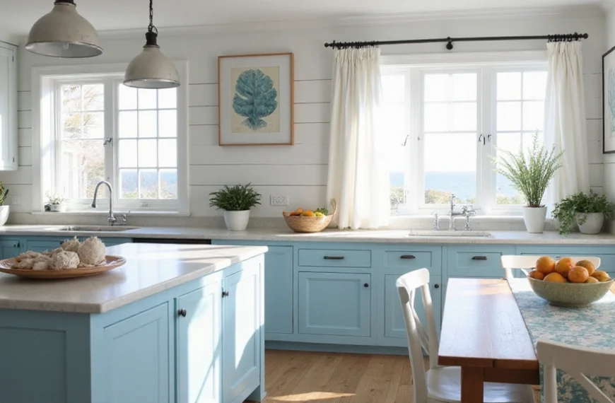 Breathe In Beach Vibes: 21 Dreamy Coastal Kitchen Ideas for Your Home