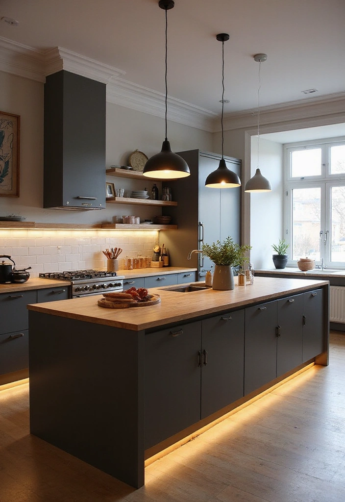 21 Scandi Kitchen Designs That Will Transform Your Cooking Space into a Chic Haven! - 6. Functional Lighting Fixtures
