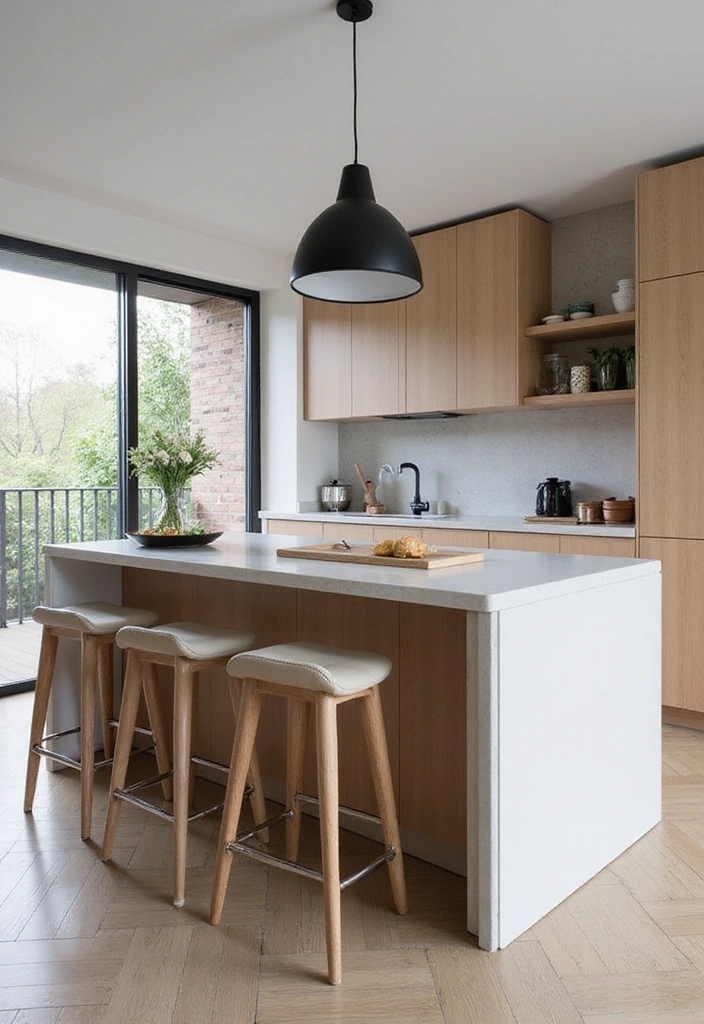 21 Scandi Kitchen Designs That Will Transform Your Cooking Space into a Chic Haven! - 10. Multi-functional Islands