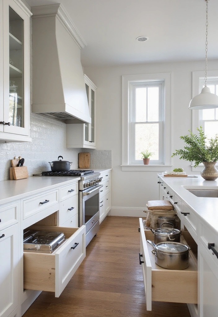 21 Scandi Kitchen Designs That Will Transform Your Cooking Space into a Chic Haven! - 16. Custom Cabinetry for Personalization