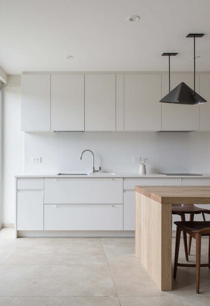 21 Minimalist Kitchen Designs That Will Transform Your Cooking Space! - 19. Clean Lines and Shapes