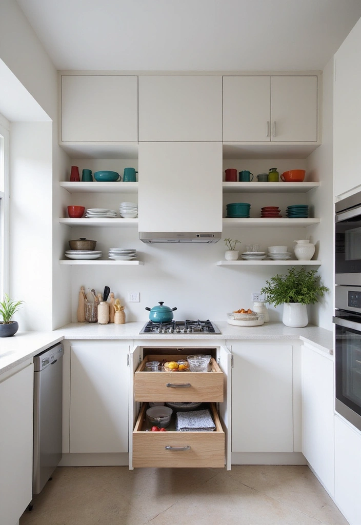 21 Minimalist Kitchen Designs That Will Transform Your Cooking Space! - 2. Smart Storage Solutions