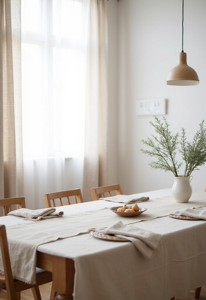 21 Minimalist Kitchen Designs That Will Transform Your Cooking Space! - 18. Minimalist Textiles